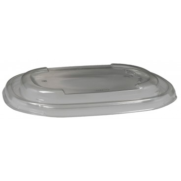 B03 003 Capace din RPET, transparente, ovale, 190 x 145 x 20 mm