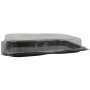 #EVN-PLS-3200-CSB Platouri negre din PET + capace, 460 x 300 mm