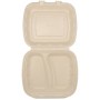 #CTR-BIO-1400 Caserole BIO, natur, 235 x 205 mm, 2 compartimente