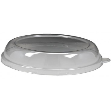 #CTR-BIO-1300-D208-1-C Capace din PET, transparente, rotunde, dome, fara aerisire, D208-1