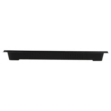 #CTR-SSH-1400 Caserole sushi negre din PET, drp. 138 x 221 x 20 mm