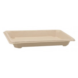 @BIO-1400-M115 Caserole biodegradabile din trestie de zahar, pentru sushi, natur, M115