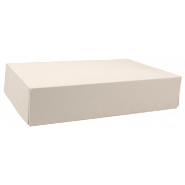 3600 Cutii din carton ALBE, capac atasat, 280 x 200 x 60 mm