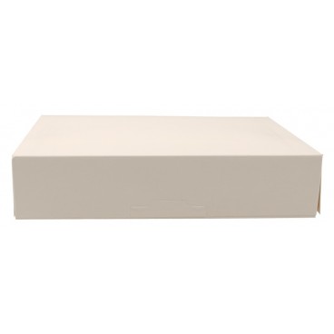 3600 Cutii din carton ALBE, capac atasat, 280 x 200 x 60 mm