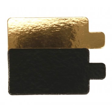 3750 Monoportii cu limba din carton, aur + negru, M95-55