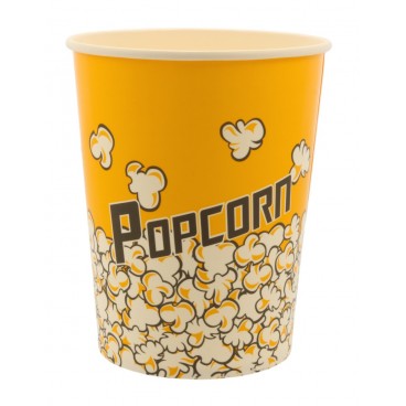 #CTS-VGNR-1300 Boluri din carton pentru popcorn, D114-0960, galben + negru