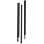 #ABC-0500 Paie din hartie, tip lingurita, jumbo, drepte, M8-200, negre