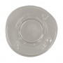 #COF-0200-CRT-RC-Z01 Capace din PET, transparente, D80, plate, cu orificiu pentru pai