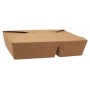 #CTR-CRTKN-1400 Meniuri din carton cu 4 clapete,  kraft natur, M1000-2C