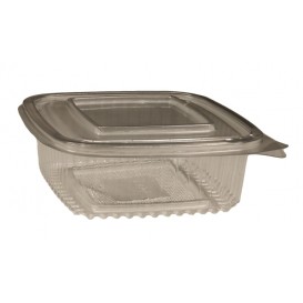 #COF-PLS-1400CA Caserole din PET, transparente, patrate, 100 x 105 x 35mm, 250 cc