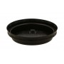 #COF-0200-CRT-Z01 Capace din PP, negre cu orificiu pentru bauturi calde, D80 mm