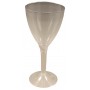 #EVN-0200 Pahare cu picior din PS, transparente, vin