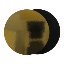#GLT-3800 Discuri din carton, auriu + negru, M200