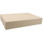 3600 Cutii din carton ALBE, capac atasat, 350 x 260 x 60 mm