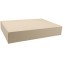 3600 Cutii din carton ALBE, capac atasat, 350 x 260 x 60 mm