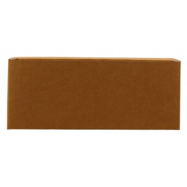 Meniuri din carton cu clapeta, kraft natur, 175 x 105 x 70 mm