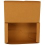 Meniuri din carton cu clapeta, kraft natur, 175 x 105 x 70 mm