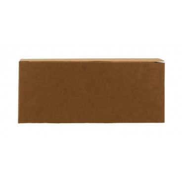 Meniuri din carton cu clapeta, kraft natur,   145 x 85 x 60 mm