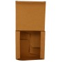 #CTS-1400 Meniuri din carton cu clapeta, kraft natur, L130