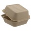 #CTR-BIO-1400 Caserole BIO natur, burger, 150 x 155 x 85 mm, 460cc