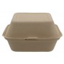 #CTR-BIO-1400 Caserole BIO natur, burger, 150 x 155 x 85 mm, 460cc