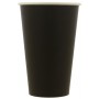 #COF-0200-CRT-P1 Pahare din carton cu perete simplu, negru,  M010 - 10 oz,  D80 mm