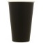 #COF-0200-CRT-P1 Pahare din carton cu perete simplu, negru,  M010 - 10 oz,  D80 mm