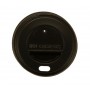 #COF-0200-CRT-Z01 Capace din PS, negre cu orificiu pentru bauturi calde, D62 mm