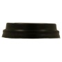 #COF-0200-CRT-Z01 Capace din PS, negre cu orificiu pentru bauturi calde, D62 mm