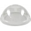 Capace din PET,   Ø 74 mm, dome, cu gaura, transparente