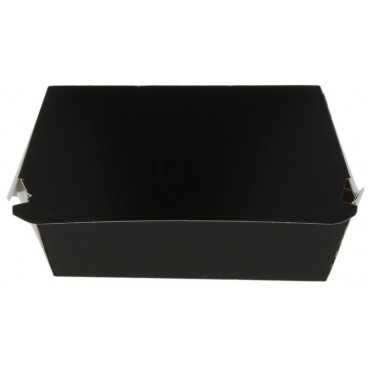 Caserole din carton pentru burger, 120 x 120 x 85 mm, negre