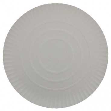 #CTR-CRTALB-0900 Farfurii albe din carton R3, D303 mm
