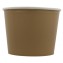 1300-04CS Boluri din carton tip bucket, kraft natur + alb, Ø 187 mm, 2550cc