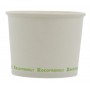 Boluri din carton, albe eco-friendly,   D90 mm, 350cc