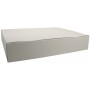 #GLT-3600-CA Cutie din carton cu capac atasat pentru tort, 550 x 450 x 100 mm, piele alba