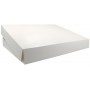 3700CA Cutie din carton cu capac atasat, 460 x 350 x 60 mm, piele alba