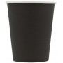 0200-CRTP1 Pahare din carton cu perete simplu, negru,  M 8 - 8 oz,   Ø 80 mm