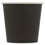 0200-CRTP1 Pahare din carton cu perete simplu, negru,  M 4 - 4 oz,   Ø 62 mm