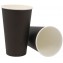 0200-CRTP1 Pahare din carton cu perete simplu, negru,  M 16 - 16 oz,  Ø 90 mm