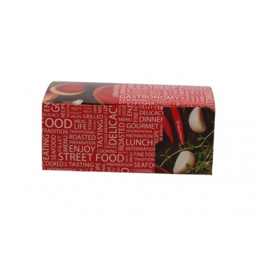 #STFLB-1400 Meniuri din carton cu clapeta, street food,   145 x 85 x 60 mm