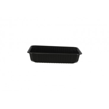 #CTR-PLS-1400PP-180X132 Caserole din PP, negre, 180 x 132 x  35 mm