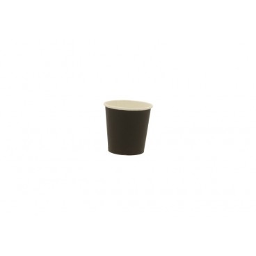 #COF-0200-CRT-P1 Pahare din carton cu perete simplu, negru,  M 4 - 4 oz,   D62 mm