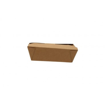 @FAVLB-1400 Meniuri din carton cu 4 clapete, kraft natur, M0750