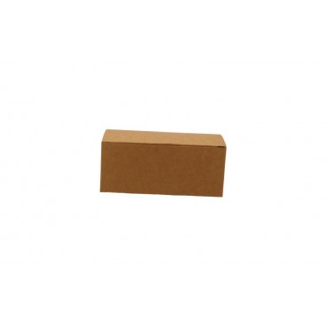 #SKNLB-1400 Meniuri din carton cu clapeta, kraft natur,   145 x 85 x 60 mm