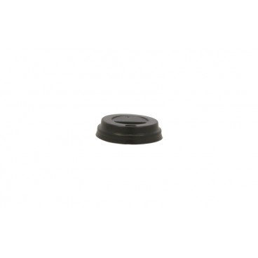 #COF-0200-CRT-Z01 Capace din PS, negre cu orificiu pentru bauturi calde, D62 mm